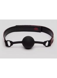 Кляп-шар на двусторонних ремешках Reversible Silicone Ball Gag - Fifty Shades of Grey - купить с доставкой в Архангельске