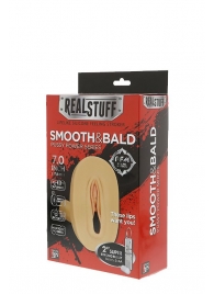 Мастурбатор-вагина с вибрацией и выносным пультом управления REALSTUFF SMOOTH   BALD - Dream Toys - в Архангельске купить с доставкой