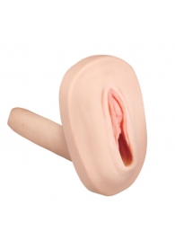 Мастурбатор-вагина с вибрацией и выносным пультом управления REALSTUFF SMOOTH   BALD - Dream Toys - в Архангельске купить с доставкой