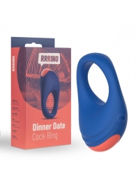 Синее эрекционное кольцо RRRING Dinner Date Cock Ring - FeelzToys - в Архангельске купить с доставкой