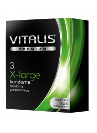 Презервативы увеличенного размера VITALIS PREMIUM x-large - 3 шт. - Vitalis - купить с доставкой в Архангельске
