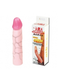 Удлиняющая насадка на пенис Deep Love - 21,5 см. - Baile - в Архангельске купить с доставкой