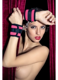 Наручники из неопрена розового цвета - ToyFa - купить с доставкой в Архангельске