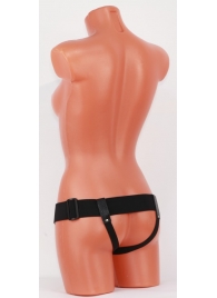 Универсальные черные трусики для страпона - БДСМ Арсенал - купить с доставкой в Архангельске