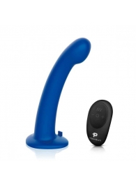 Синяя насадка Remote Control P-Spot G-Spot с черными трусиками - 20 см. - Pegasus - купить с доставкой в Архангельске
