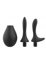 Черный анальный душ Nexus Anal Douche Set с 2 сменными насадками - Nexus Range - купить с доставкой в Архангельске
