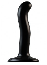 Черный фаллоимитатор-насадка Strap-On-Me P G spot Dildo size S - 16,4 см. - Strap-on-me - купить с доставкой в Архангельске