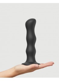 Черная насадка Strap-On-Me Dildo Geisha Balls size XL - Strap-on-me - купить с доставкой в Архангельске