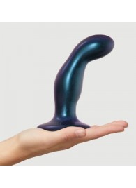 Темно-синяя насадка Strap-On-Me Dildo Plug Snaky size M - Strap-on-me - купить с доставкой в Архангельске