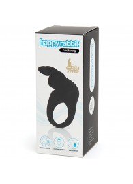 Черное эрекционное виброкольцо Happy Rabbit Rechargeable Rabbit Cock Ring - Happy Rabbit - в Архангельске купить с доставкой