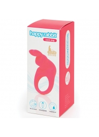 Розовое эрекционное виброкольцо Happy Rabbit Rechargeable Rabbit Cock Ring - Happy Rabbit - в Архангельске купить с доставкой