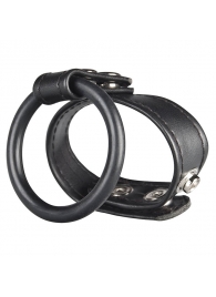 Двойное кольцо выносливости на пенис DUAL STAMINA RING - BlueLine - в Архангельске купить с доставкой