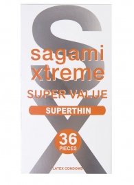 Ультратонкие презервативы Sagami Xtreme Superthin - 36 шт. - Sagami - купить с доставкой в Архангельске