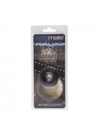 Чёрное эрекционное кольцо Gladiator - Bathmate - в Архангельске купить с доставкой