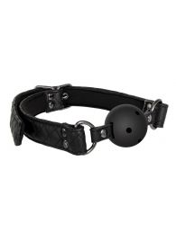 Черный кляп-шарик BALL GAG DIAMOND - Dream Toys - купить с доставкой в Архангельске