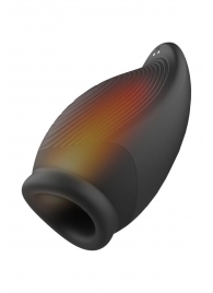 Мастурбатор с вибрацией и функцией нагрева Squeezable Stroker - Dream Toys - в Архангельске купить с доставкой