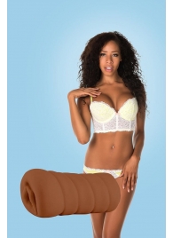 Коричневый мастурбатор-вагина BRIANNA - Dream Toys - в Архангельске купить с доставкой