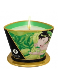 Массажная свеча Exotic Green Tea с ароматом зелёного чая - 170 мл. - Shunga - купить с доставкой в Архангельске