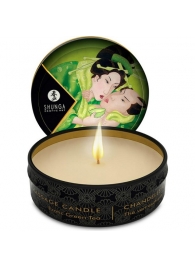 Массажная свеча Exotic Green Tea с ароматом зелёного чая - 30 мл. - Shunga - купить с доставкой в Архангельске