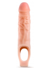 Телесная насадка на пенис 9 Inch Cock Sheath Extender - 22,2 см. - Blush Novelties - в Архангельске купить с доставкой