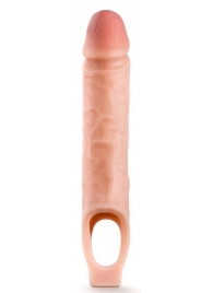 Телесная насадка на пенис 10 Inch Cock Sheath Extender - 25 см. - Blush Novelties - в Архангельске купить с доставкой