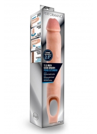 Телесная насадка на пенис 11.5 Inch Cock Sheath Penis Extender - 29,2 см. - Blush Novelties - в Архангельске купить с доставкой