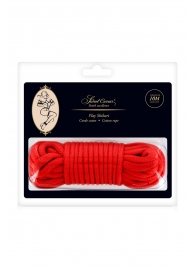 Красная веревка для фиксации - 10 м. - Sweet Caress - купить с доставкой в Архангельске