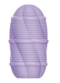 Сиреневый мастурбатор-яйцо Smooth Stripes - Baile - в Архангельске купить с доставкой