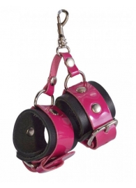 Розово-черный брелок  Наручники - Sitabella - купить с доставкой в Архангельске