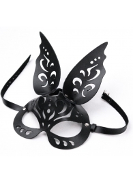 Черная ажурная маска  Зайка  с ушками - Crazy Handmade - купить с доставкой в Архангельске