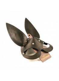 Черная гладкая маска  Зайка  с длинными ушками - Crazy Handmade - купить с доставкой в Архангельске