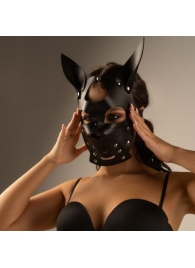 Черная маска  Собака  с ушками - Crazy Handmade - купить с доставкой в Архангельске