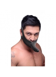 Черный кляп-страпон Masters Mini Face Fuck Strap-On - 14 см. - XR Brands - купить с доставкой в Архангельске