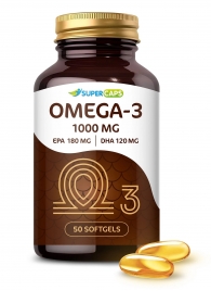 Пищевая добавка SuperCaps OMEGA-3 - 50 капсул (1000 мг) - SuperCaps - купить с доставкой в Архангельске