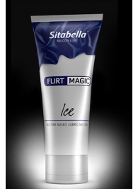 Силиконовая гель-смазка FLIRT MAGIC Ice с лёгким пролонгирующим эффектом - 75 мл. - Sitabella - купить с доставкой в Архангельске