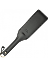 Черная кожаная шлепалка SitaBlack - 30 см. - Sitabella - купить с доставкой в Архангельске