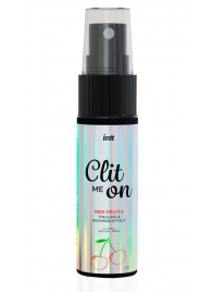 Клиторальный возбуждающий спрей Clit Me On Red Fruits - 12 мл. - INTT - купить с доставкой в Архангельске
