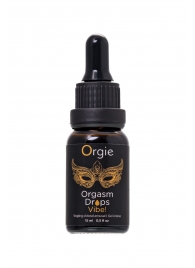Возбуждающий гель для клитора ORGIE Orgasm Drops Vibe - 15 мл. - ORGIE - купить с доставкой в Архангельске