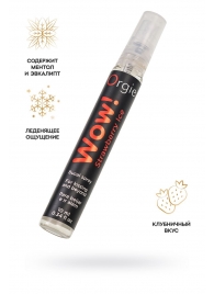 Оральный спрей ORGIE Wow! Strawberry Ice Blowjob Spray с охлаждающим и возбуждающим эффектом - 10 мл. - ORGIE - купить с доставкой в Архангельске