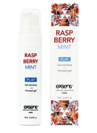 Возбуждающий гель Raspberry Mint с ароматом малины и мяты - 15 мл. - Exsens - купить с доставкой в Архангельске