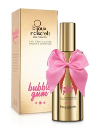 Гель с ароматом жвачки Bubblegum 2-in-1 Scented Silicone Massage And Intimate Gel - 100 мл. - Bijoux Indiscrets - купить с доставкой в Архангельске