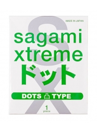 Презерватив Sagami Xtreme Type-E с точками - 1 шт. - Sagami - купить с доставкой в Архангельске