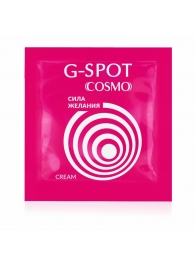 Стимулирующий интимный крем для женщин Cosmo G-spot - 2 гр. - Биоритм - купить с доставкой в Архангельске