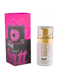 Возбуждающий гель Golden Chups с малиновым ароматом - 17 мл. - INTT - купить с доставкой в Архангельске