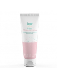 Лубрикант на водной основе Vibe Sensation с клубничным вкусом и легким вибрирующим эффектом - 50 гр. - INTT - купить с доставкой в Архангельске