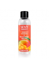 Массажное масло Sexy Sweet Juicy Mango с феромонами и ароматом манго - 75 мл. - Биоритм - купить с доставкой в Архангельске