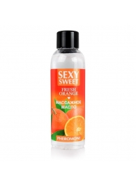 Массажное масло Sexy Sweet Fresh Orange с ароматом апельсина и феромонами - 75 мл. - Биоритм - купить с доставкой в Архангельске