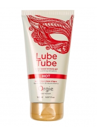 Интимный гель на водной основе Lube Tube Hot с разогревающим эффектом - 150 мл. - ORGIE - купить с доставкой в Архангельске