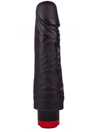 Вибратор-реалистик LOVETOY черного цвета - 17,5 см. - LOVETOY (А-Полимер)