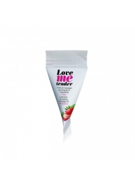 Съедобное согревающее массажное масло Love Me Tender Strawberry с ароматом клубники - 10 мл. - Love to Love - купить с доставкой в Архангельске